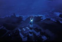 Créac'h de nuit © Philip Plisson / Plisson La Trinité / AA03160 - Photo Galleries - Iroise Sea [The]