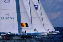Belgacom, Foncia et Banque Populaire © Guillaume Plisson / Plisson La Trinité / AA03174 - Photo Galleries - Sailing Race
