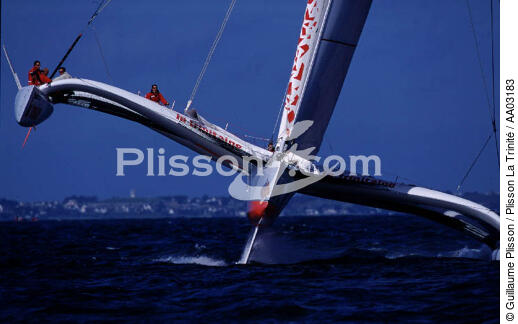 La Trinitaine sur un flotteur - © Guillaume Plisson / Plisson La Trinité / AA03183 - Photo Galleries - Ocean racing trimaran