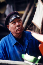 Artisant : fabricant de maquette de bateaux © Philip Plisson / Plisson La Trinité / AA03206 - Photo Galleries - Senior citizen