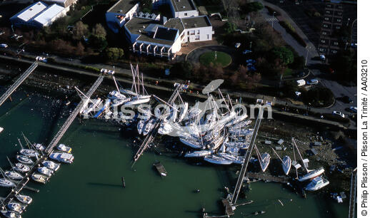 Le port des Minimes à la Rochelle après la tempête de décembre 1999 - © Philip Plisson / Plisson La Trinité / AA03210 - Photo Galleries - Port
