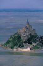 Le Mont Saint Michel dans la Manche © Philip Plisson / Plisson La Trinité / AA03225 - Photo Galleries - Normandie