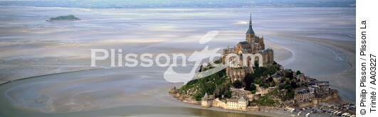 Le Mont Saint Michel - © Philip Plisson / Plisson La Trinité / AA03227 - Nos reportages photos - Mont-Saint-Michel