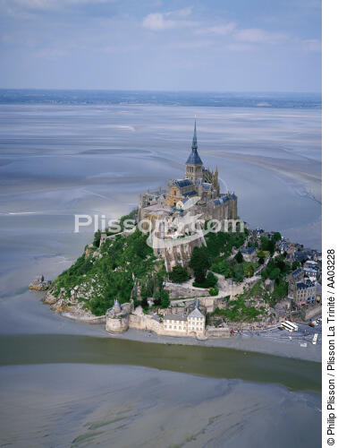 Monument historique : Le Mont Saint Michel - © Philip Plisson / Plisson La Trinité / AA03228 - Photo Galleries - Worship