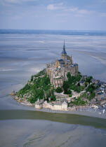Monument historique : Le Mont Saint Michel © Philip Plisson / Plisson La Trinité / AA03228 - Photo Galleries - Normandie