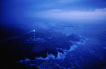 Créac'h de nuit © Philip Plisson / Plisson La Trinité / AA03271 - Photo Galleries - Maritime Signals