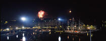 Moment de détente en fin de journée pendant Brest 2000 © Philip Plisson / Plisson La Trinité / AA03308 - Nos reportages photos - Nuit