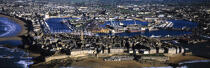 Saint-Malo en Ile et Vilaine © Philip Plisson / Plisson La Trinité / AA03349 - Nos reportages photos - Panoramique horizontal