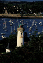 Phare de Port-Navalo. © Philip Plisson / Plisson La Trinité / AA03459 - Photo Galleries - Lighthouse [56]