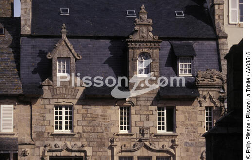 Maison à Morlaix. - © Philip Plisson / Plisson La Trinité / AA03515 - Photo Galleries - Roof