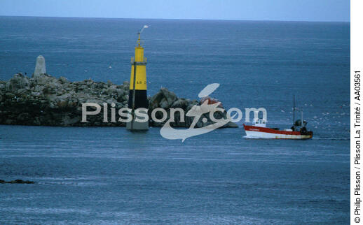Petite pêche à Batz. - © Philip Plisson / Plisson La Trinité / AA03561 - Photo Galleries - Morlaix [The Bay of]