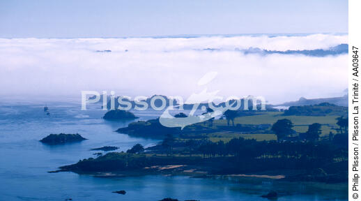 Brume sur Bréhat. - © Philip Plisson / Plisson La Trinité / AA03647 - Photo Galleries - Mist