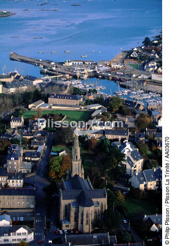 Vue aérienne de Paimpol. - © Philip Plisson / Plisson La Trinité / AA03670 - Nos reportages photos - Côtes d'Armor