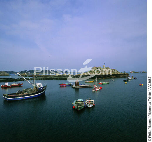 Loguivy. - © Philip Plisson / Plisson La Trinité / AA03687 - Nos reportages photos - Barque