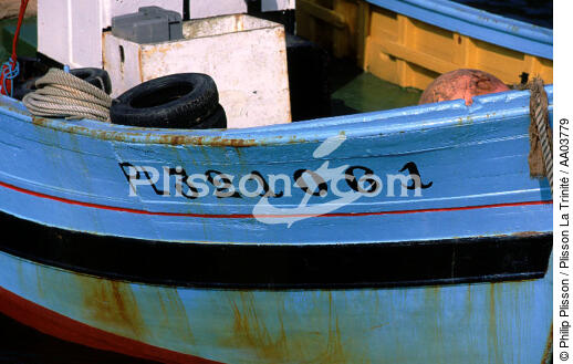 Bateau de pêche à Ploumanac'h - © Philip Plisson / Plisson La Trinité / AA03779 - Nos reportages photos - Immatriculation