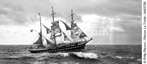 Le Belem. - © Philip Plisson / Plisson La Trinité / AA03785 - Photo Galleries - Three-masted ship