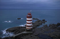 Le phare du Grand Léjon dans les Côtes d'Armor. © Philip Plisson / Plisson La Trinité / AA03959 - Photo Galleries - Lighthouse [22]