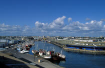 Le port et la criée de lorient © Philip Plisson / Plisson La Trinité / AA04005 - Nos reportages photos - Lorient