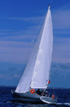 Pen-Duick 5. © Philip Plisson / Plisson La Trinité / AA04071 - Photo Galleries - Maxi-monohull Racing Yacht