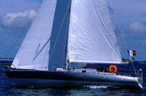 Pen-Duick 5 © Philip Plisson / Plisson La Trinité / AA04072 - Photo Galleries - Maxi-monohull Racing Yacht