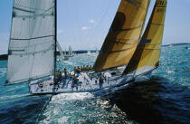 La Poste lors de la Withbread. © Philip Plisson / Plisson La Trinité / AA04076 - Photo Galleries - Sailing Race