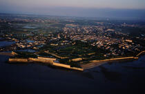 Vue aérienne de l'île d'Oléron. © Philip Plisson / Plisson La Trinité / AA04093 - Nos reportages photos - Charente Maritime