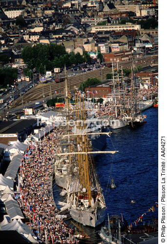 Les quais de Rouen pendant l'Armada 1999 - © Philip Plisson / Plisson La Trinité / AA04271 - Photo Galleries - Armada [The]