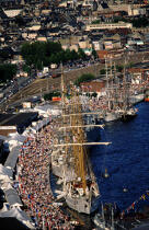 Les quais de Rouen pendant l'Armada 1999 © Philip Plisson / Pêcheur d’Images / AA04271 - Nos reportages photos - Armada [L']