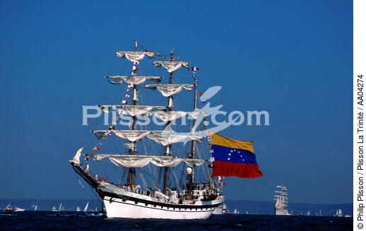 Le Simon Bolivar pendant l'Armada à Rouen - © Philip Plisson / Plisson La Trinité / AA04274 - Nos reportages photos - Armada [L']