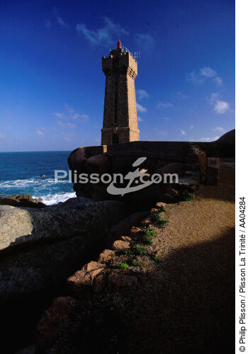 Phare de Mean Ruz à Ploumanac'h - © Philip Plisson / Plisson La Trinité / AA04284 - Photo Galleries - Lighthouse [22]
