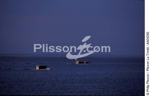 Pontons ostréicoles à Arcachon. - © Philip Plisson / Plisson La Trinité / AA04292 - Nos reportages photos - Arcachon [Bassin d']