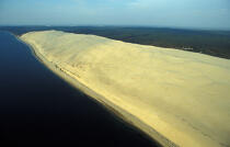 Dune du Pilat. © Philip Plisson / Plisson La Trinité / AA04294 - Nos reportages photos - Pilat [Dune du]