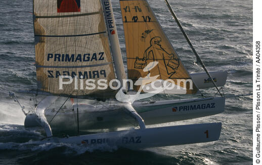 Primagaz. - © Guillaume Plisson / Plisson La Trinité / AA04358 - Nos reportages photos - Trimaran de course