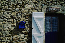 Façade d'une maison bretonne. © Philip Plisson / Plisson La Trinité / AA04391 - Nos reportages photos - Mur