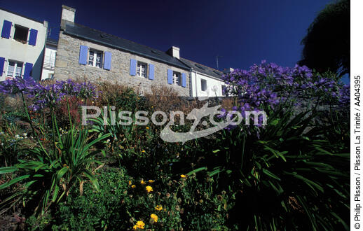 Maisons à Ouessant. - © Philip Plisson / Plisson La Trinité / AA04395 - Photo Galleries - Village