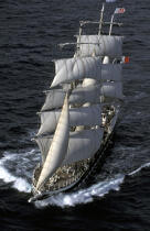 Le Belem, un trois mâts barque © Philip Plisson / Plisson La Trinité / AA04417 - Photo Galleries - Three-masted ship