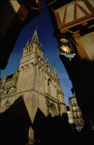 La cathédrale de Vannes © Philip Plisson / Plisson La Trinité / AA04518 - Nos reportages photos - Ville [56]