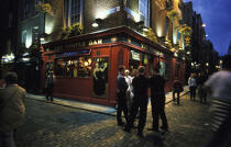 Le Temple Bar à Dublin © Philip Plisson / Plisson La Trinité / AA04537 - Photo Galleries - Moment of the day