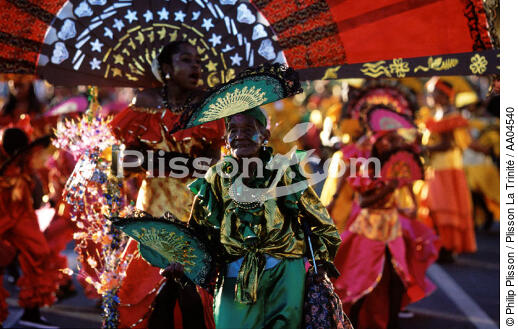 Le carnaval de Fort de France. - © Philip Plisson / Plisson La Trinité / AA04540 - Nos reportages photos - Femme