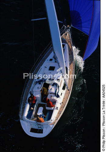 Monocoque de plaisance sous spi. - © Philip Plisson / Plisson La Trinité / AA04525 - Photo Galleries - Woman
