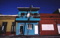 Façades très colorées à Saint-Domingue. © Philip Plisson / Plisson La Trinité / AA04543 - Photo Galleries - House