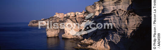 Bonifacio. - © Philip Plisson / Plisson La Trinité / AA04599 - Photo Galleries - Horizontal panoramic