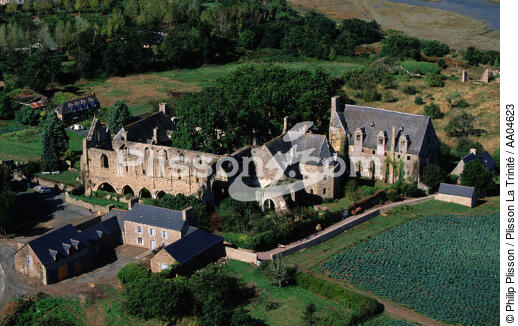 Abbaye de Beauport. - © Philip Plisson / Plisson La Trinité / AA04623 - Nos reportages photos - Abbaye de Beauport