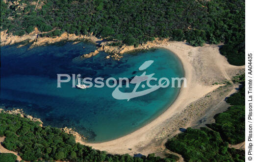 Mouillage en Corse. - © Philip Plisson / Plisson La Trinité / AA04435 - Nos reportages photos - Fond marin