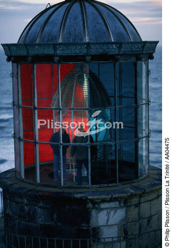 Les deux gardien de phare de Cordouan - © Philip Plisson / Plisson La Trinité / AA04475 - Nos reportages photos - Gardien de phare