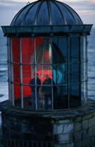 Les deux gardien de phare de Cordouan © Philip Plisson / Plisson La Trinité / AA04475 - Nos reportages photos - Métier