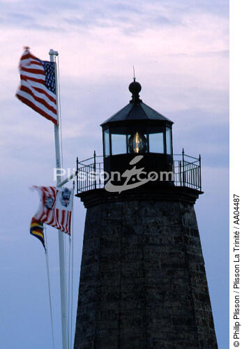 Phare de Point Judith, Rhode Island. - © Philip Plisson / Plisson La Trinité / AA04487 - Photo Galleries - American Lighthouses