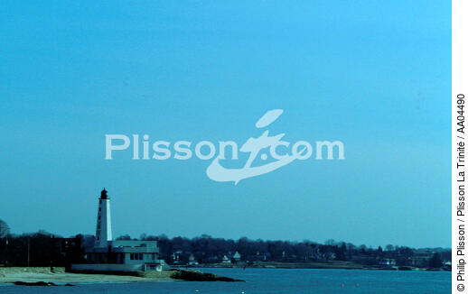Le phare New London Harbor, dans le Connecticut. - © Philip Plisson / Plisson La Trinité / AA04490 - Nos reportages photos - Etats-Unis