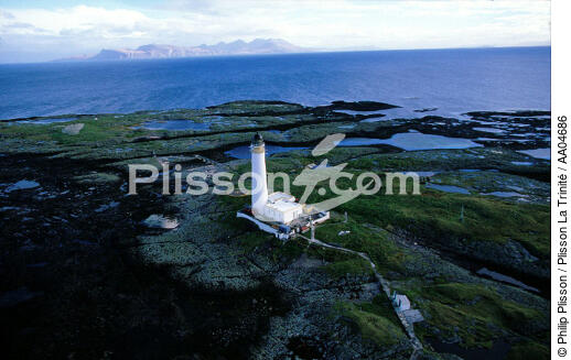 Phare de Hyskeir. - © Philip Plisson / Plisson La Trinité / AA04686 - Photo Galleries - Lighthouse [Scot]