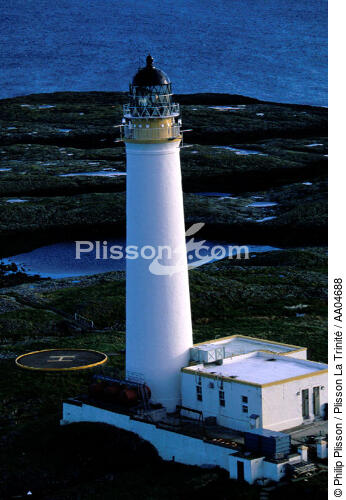 Phare de Hyskeir, en Ecosse. - © Philip Plisson / Plisson La Trinité / AA04688 - Photo Galleries - Lighthouse [Scot]